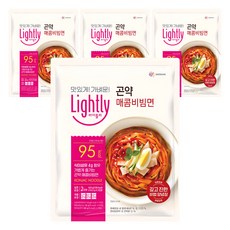 라이틀리 곤약 매콤비빔면 2인분, 433g, 4개
