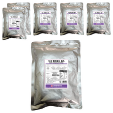 햇살나래 다크 컴파운드 칩스, 350g, 6개