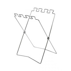 折疊垃圾架 57 x 31cm, 銀色, 1個