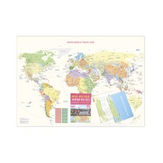 Aiden Travelmap 世界地圖套組 象牙白, 1套