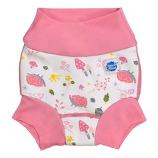 Splash About Happy Nappy 3D加強版 森林漫遊 6-12個月 全新3D游泳尿布褲, L, 1件