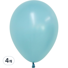 Sempertex 氣球 13cm 100入, 粉彩暮光藍, 4個