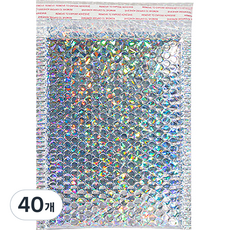 Maket Gamseong 亮片安全信封 銀色, 40個