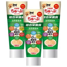 이나바 강아지 프리미엄 완츄브 간식 DS-54, 닭가슴살, 80g, 3개