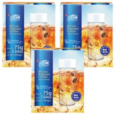 3點1刻 微米冷萃咖啡 中烘焙, 咖啡粉 30包 + 隨手瓶 320ml, 3盒