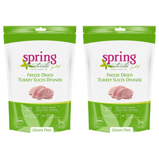 spring 曙光 全齡犬 無穀凍乾生食餐，火雞肉餅，無麩質, 71g, 2包