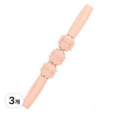 피어니스트 종아리 롤러 스틱 33cm, 핑크, 3개