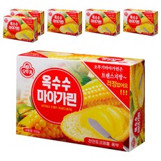 오뚜기 옥수수 마아가린, 200g, 6개