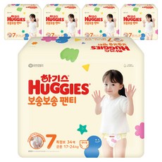 하기스 뉴 보송보송 팬티형 기저귀 공용, 7단계, 340매