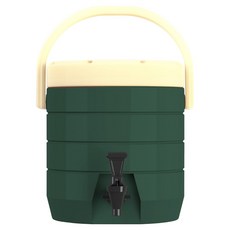 渥思 Worth IT 不鏽鋼內膽保溫茶桶 13L 外殼-聚乙烯 內膽-304不鏽鋼 食品級PP材質水龍頭 台灣製, 孔雀綠, 1個