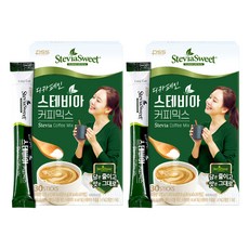 스테비아스위트 디카페인 커피믹스, 9g, 30개입, 2개