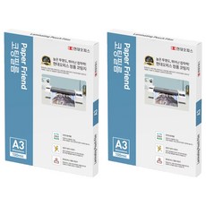 現代辦公 Paper Friend 護貝膜 防靜電護貝膠膜 100mic, 200個, A3