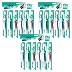 LION 獅王 細潔 雙色牙刷, 6件, 3個