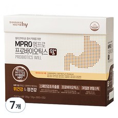 한국야쿠르트 엠프로 프로바이오틱스 윌 플러스, 120g, 7개