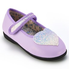 bimbobimba 女童愛心亮片瑪莉珍鞋