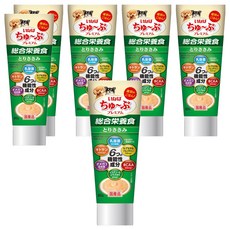 이나바 강아지 프리미엄 완츄브 간식 DS-54, 닭가슴살, 80g, 6개