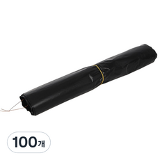 DAMDA PLASTIC 黑色垃圾袋 70 x 90cm, 100個, 70L