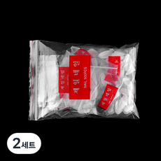 ZPACK人工指甲延長片 ZPACK 短橢圓片 500入組, 2組, 自然小費