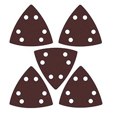 IMPERIAL BLADES OneFit磨切機用 魔鬼氈三角砂紙 3-1/8吋 60粗砂 5片裝, 1組