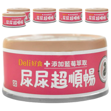 Deli 好食 貓慕斯系列 尿尿超順暢主食罐, 雞肉, 85g, 6罐