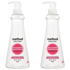 method 純淨環保洗碗精 粉紅葡萄柚, 532ml, 2瓶