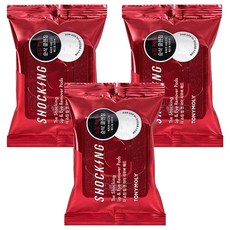 TONYMOLY The Shocking 眼唇卸妝棉, 溫和護理眼周唇周, 55g, 30片, 3包