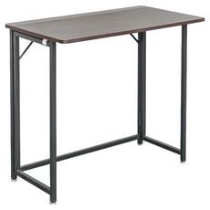 dayneeds 日需百備 日系無印風摺疊書桌 電腦桌 折疊桌 書桌 SBH837308BK, 胡桃木