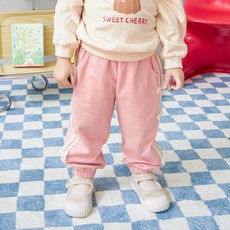 BERRYMAY 女童線條蝴蝶結束口褲