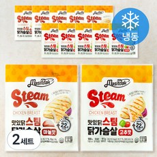 맛있닭 닭가슴살 스팀 100g x 2종 x 6팩 세트 (냉동), 1.2kg, 2세트