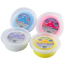 MYTOYS 高級超大泡泡史萊姆 4件組, WHITE + PINK + BLUE + YELLOW, 1套