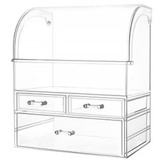 comet 化妝品收納盒 有蓋款 XL, 1個, 透明色