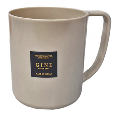 GINII 基尼 食品級質感簡約漱口杯 大 600ml 台灣製, 象牙白, 1個