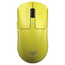 AULA 독거미 초경량 5단계 DPI 조절 8K 블루투스 게이밍 마우스, 옐로우, SC680