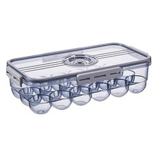 鍋寶 COOKPOWER 雞蛋保鮮盒18格 BVT-2601 計時轉盤設計 食品級PET高透材質, 透明, 1個