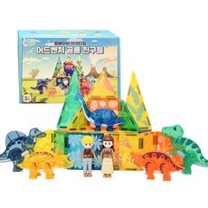 벨베이비 자석타일 65p 세트, 공룡, 1개
