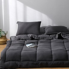 루아베 부드러운 워싱 차렵이불