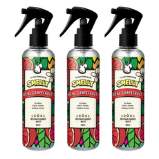 Smelly 衣物纖維除臭劑 真實葡萄柚, 250ml, 3個