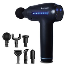 한일의료기 Bonum 6종 헤드 무선 핸디형 마사지건, HL-GUN7000
