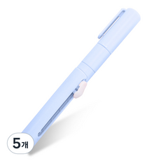 인디케이 파스텔 스틱 가위 칼, 블루, 5개