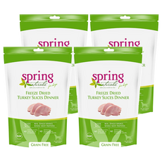 spring 曙光 全齡犬 無穀凍乾生食餐，火雞肉餅，無麩質, 71g, 4包