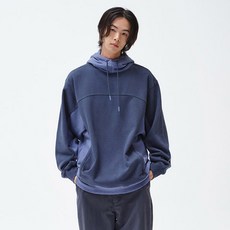 OUTDOOR PRODUCTS 男女通用 撞色高領連帽T恤