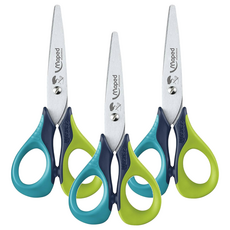 Maped 小學生舒適握剪刀13cm 左手專用, 693500, 3支
