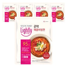 라이틀리 곤약 매콤비빔면 2인분, 433g, 5개