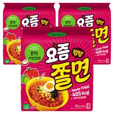 풀무원 요즘 탱탱쫄면 120g, 12개