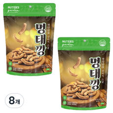 누터스가든 강아지 명태깡 간식 루테인 초록입홍합, 명태맛, 100g, 8개