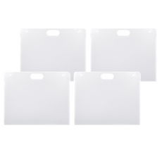 MaDaKkuMi 美術繪圖紙 畫作收納 大型海報收納夾 A3, 4個, 02 白色