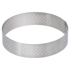 de Buyer 畢耶 法芙娜不鏽鋼氣孔塔模系列 圓形塔模 加高款, 1個