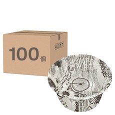 Ideal Wrapping 毅典 瑪芬杯100入, 食品調理可接觸一次性用紙, 嘉年華 黑色 + 白色, 1組