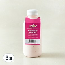 밀키요 드링킹 요거트 딸기, 500ml, 1개입, 3개