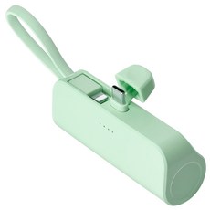 피에스글로벌 힙스터 5000mAh 도킹형 보조 배터리 C타입, MOPB-R5-CHL, 민트